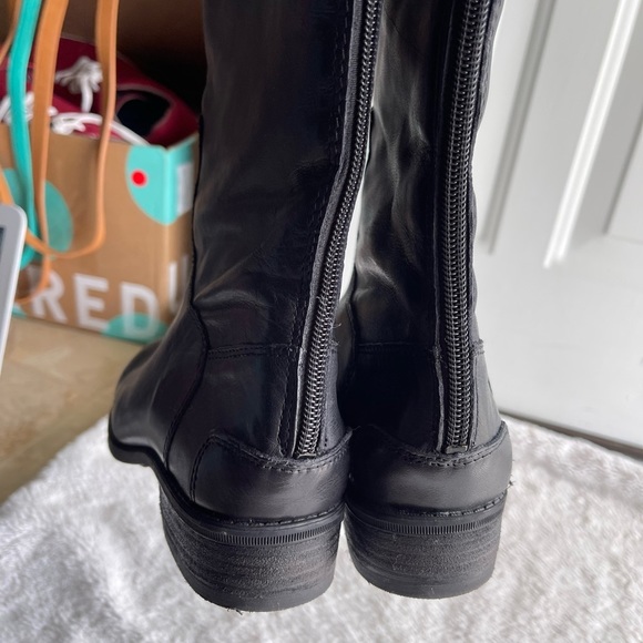 Sam Edelman black leather riding boots - Picture 6 of 9